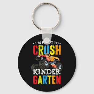 Im Ready To Crush Kindergarten Monster Truck Back Key Ring