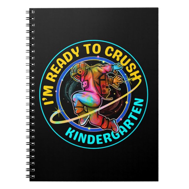 I'm ready to crush kindergarten notebook (Front)