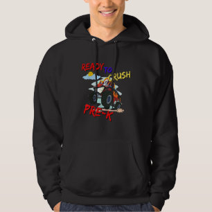 I'm Ready To Crush Pre K Monster Truck Vintage Boy Hoodie