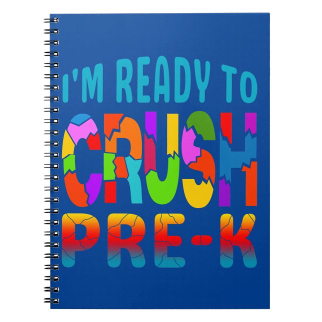 im ready to crush pre k notebook (Front)