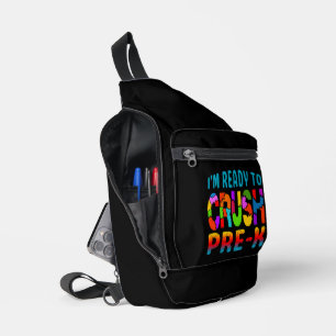 im ready to crush pre k sling bag