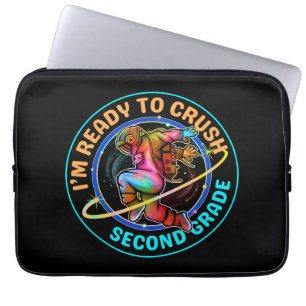 I'm ready to crush second grade laptop sleeve