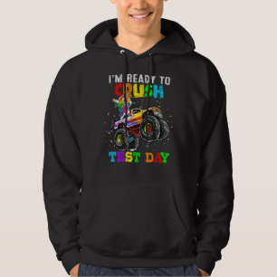 I'm Ready To Crush Test Day Unicorn Dabbing On Mon Hoodie