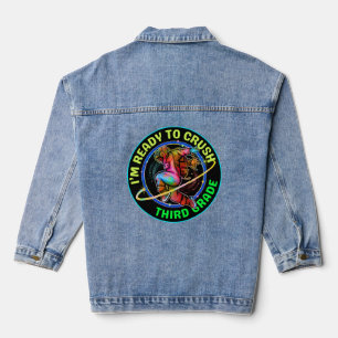 I'm ready to crush third grade denim jacket