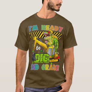 I'm Ready To Dig 2nd Grade Back To School Dinosaur T-Shirt