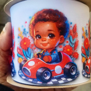 I'm Ready To Race Grosgrain Ribbon