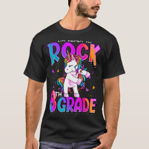 I'm Ready To Rock 8th Grade Unicorn Back To School T-Shirt