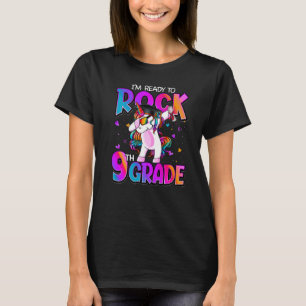 I'm Ready To Rock 9th Grade Unicorn Back To School T-Shirt