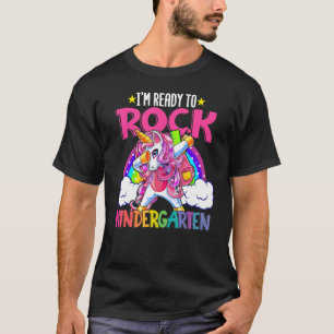I'm Ready To Rocks Kindergarten  Dabbing Unicorn R T-Shirt