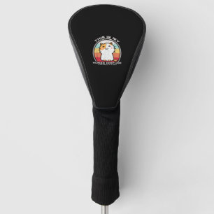 I'm really a cat, funny human costume women men golf head cover