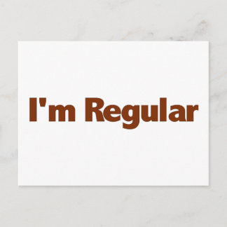 I'M Regular Postcard