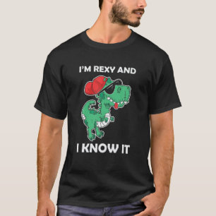 Im Rexy - Cool Rex Dinosaur With Sunglasses T-Shirt
