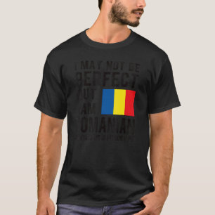 I'm Romanian Flag Romania Heritage Romanian Roots T-Shirt