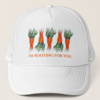 I'm Rooting for You Bunch Carrots Funny Gardening