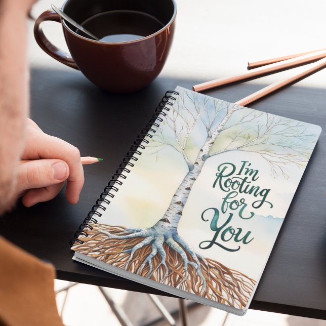 I'm Rooting For You Personalised Planner (Show your support with this personalized, "Rooting for you" planner! )