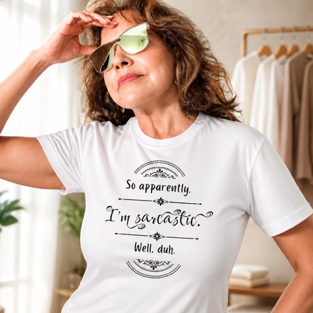 I'm Sarcastic Fun T-Shirt (Creator Uploaded)