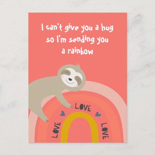 I'm Sending You A Rainbow Postcard (Front)