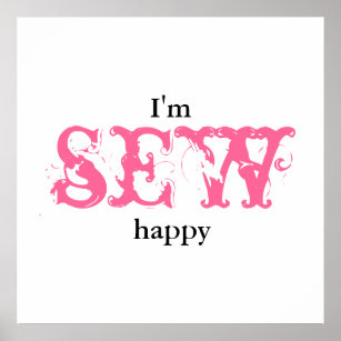 I'm sew happy - Poster