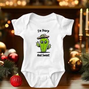 I'm Sharp and Sweet Cactus Toddler Baby Bodysuit