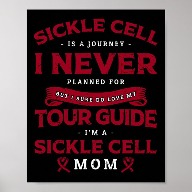I'm Sickle Cell Mum - Sickle Cell Disease Awarenes Poster (Front)