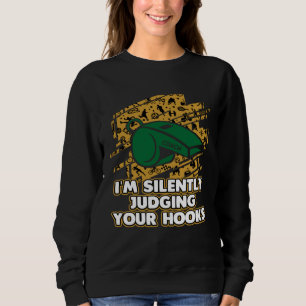 Im Silently Judging Your Hooks Boxing Coach  Boxer Sweatshirt