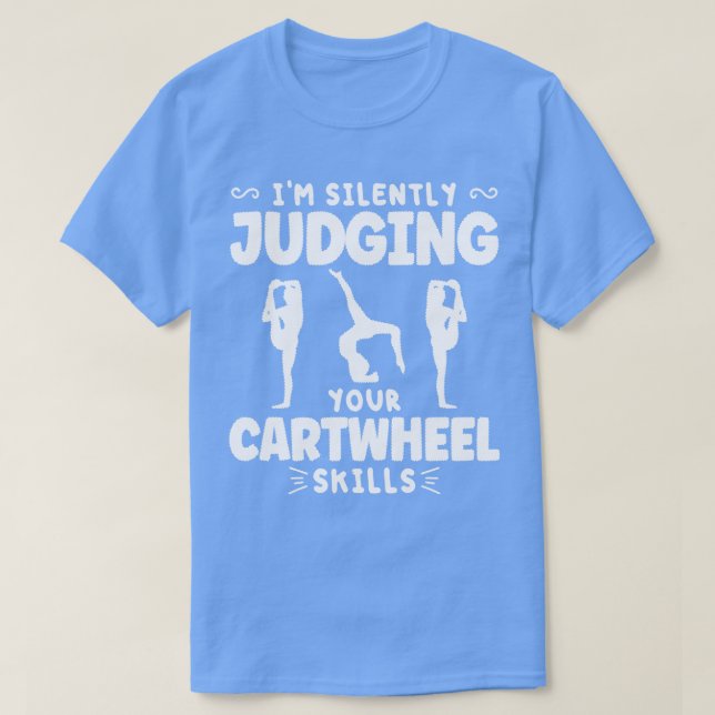 Im Silently Judging Your twheel Skills Funny twhee T-Shirt (Design Front)