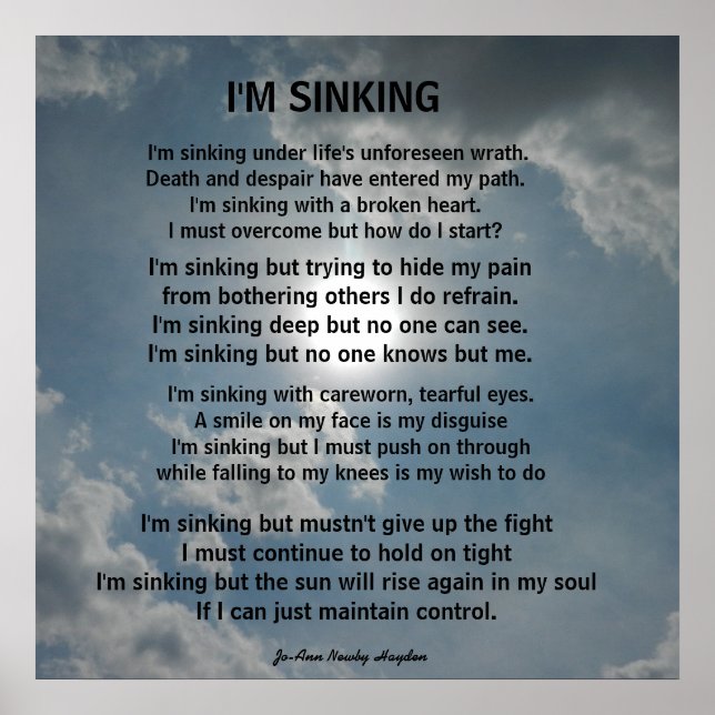 I'M SINKING poster (Front)
