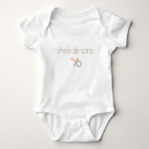 I'm Sleepy (in Portuguese) Baby Bodysuit