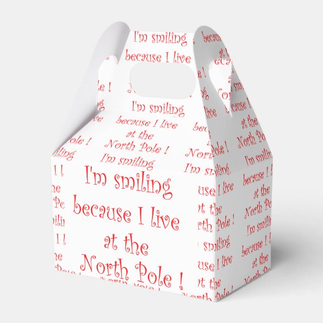 I'm smiling because-favour box (Front Side)
