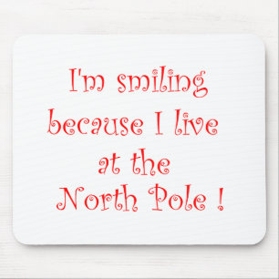 I'm smiling because...-mousepad mouse pad