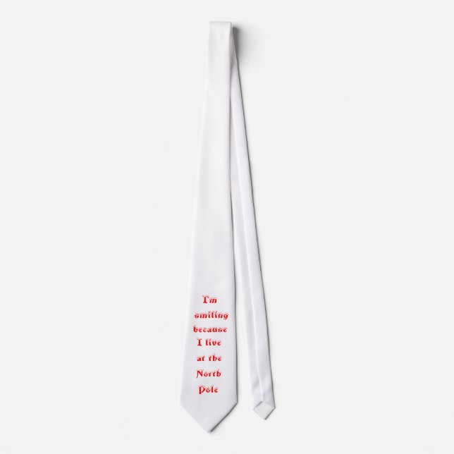 I'm smiling because-tie tie (Front)