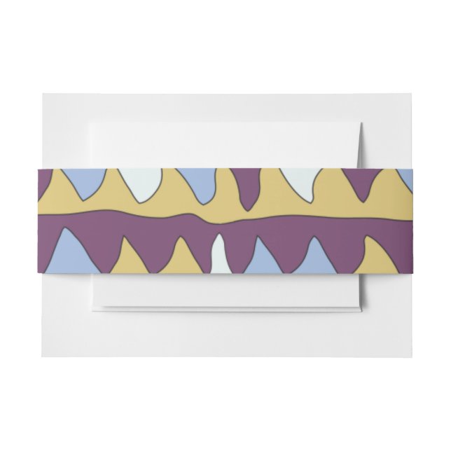 I'M SO COOL Bar Bat Mitzvah Envelope Wrap Band Invitation Belly Band (Front Example)