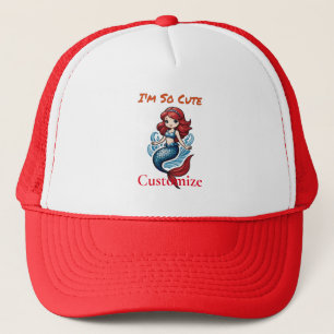 I'm So Cute Mermaid Thunder_Cove Trucker Hat