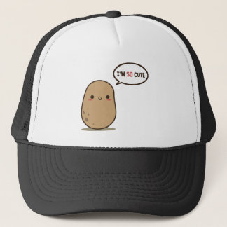 I'm so cute potato trucker hat