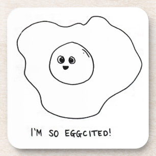 I'm So Eggcited Coaster