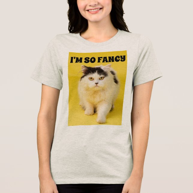 I'M SO FANCY CAT T-SHIRTS (Front)