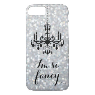 I'm so Fancy Chandelier Sparkle Silver iPhone 7 Case-Mate iPhone Case