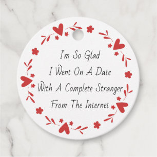 I'm so glad Funny Anniversary , Hilarious Marriage Favour Tags