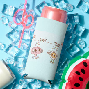 I'm So Happy We Are Friends Dopamine Brain Seltzer Can Cooler