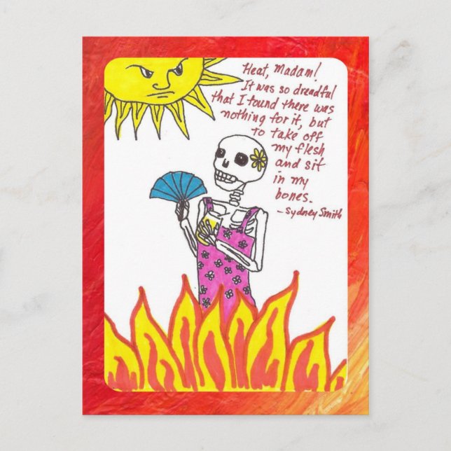 I'm So Hot Postcard (Front)