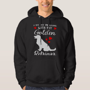 I'm So In Love With My Golden Retriever Valentines Hoodie