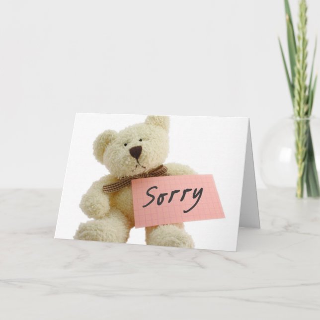 I'm So Sorry Card (Front)