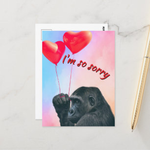 "I'm so sorry" Postcard