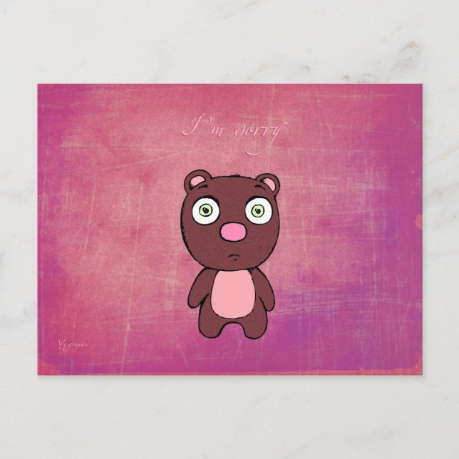 I'm so sorry (postcard) postcard (Front)