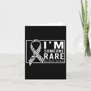 Im Someone Rare Disease Awareness Day Zebra Ribbon Card
