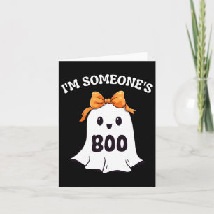 I'm Someone's Boo Funny Halloween Ghost Matching C Card