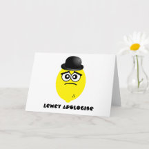 Im sorry apology card