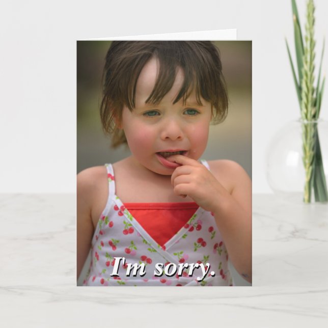I'm sorry. Can we still be friends? Greeting Card (Front)