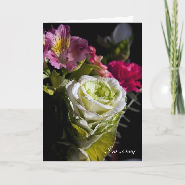 I'm sorry card (Front)