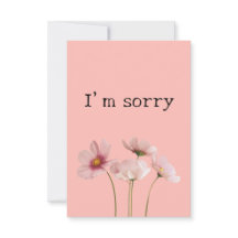 I'm sorry flower